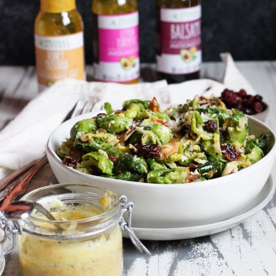 Holiday Brussels Sprouts Salad