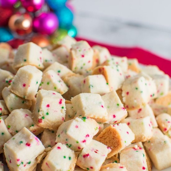 Christmas Shortbread Bites