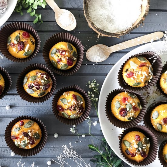 Pumpkin and orange cupcakes