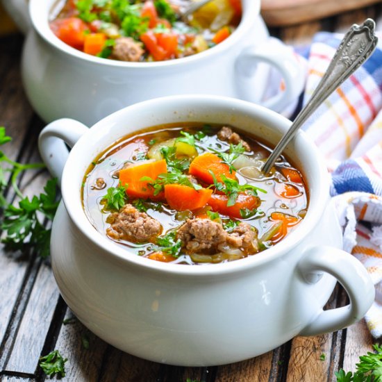 Grandmother’s Hamburger Soup