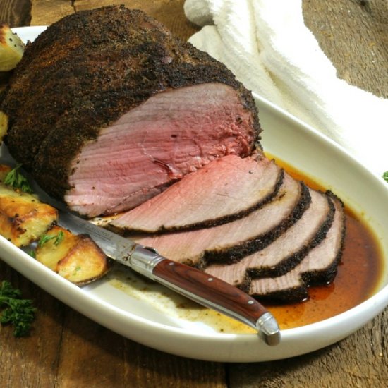 Coffee Rubbed Sirloin Tip Roast