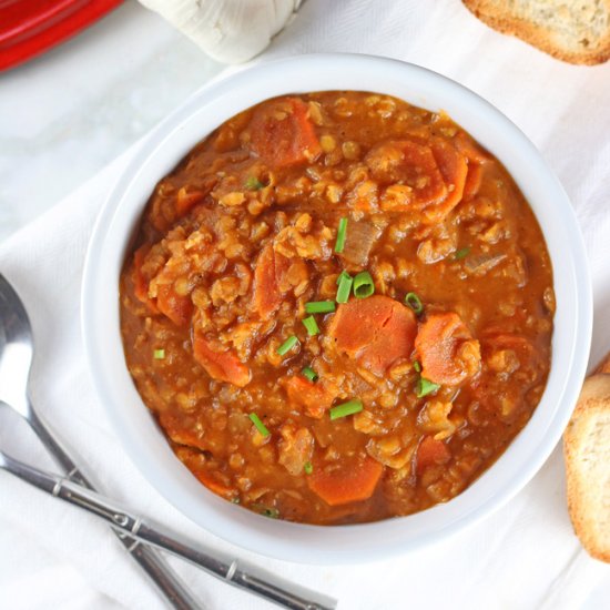 Hungarian Red Lentil Soup