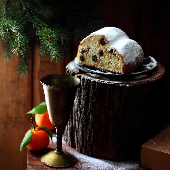 Quarkstollen German Christmas Bread