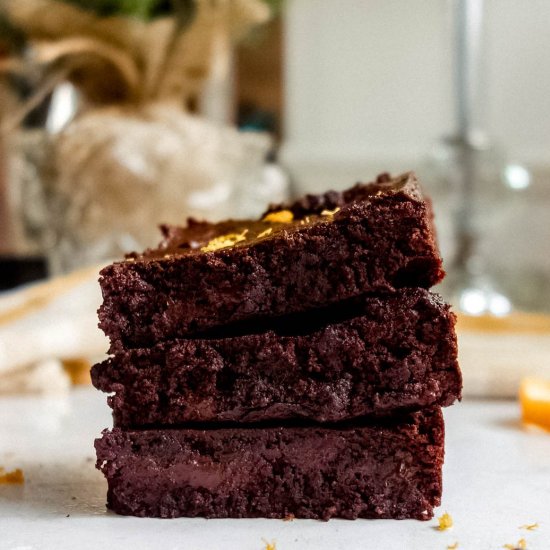 Chocolate Orange Fudgy Brownies