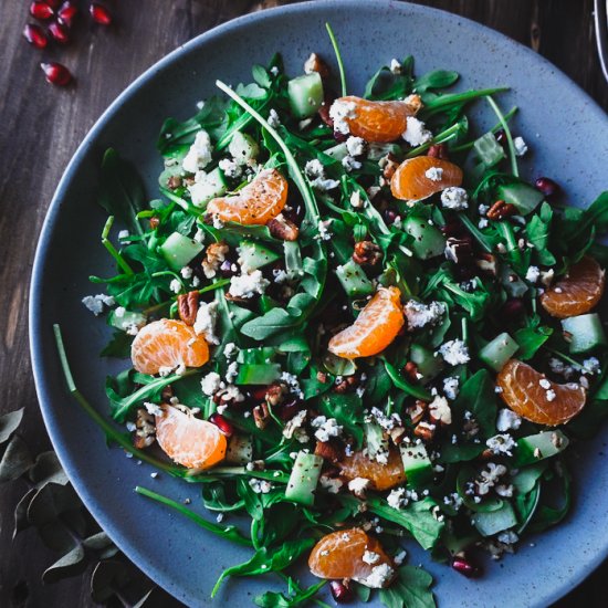 Arugula Mandarin Salad w/ Pecans