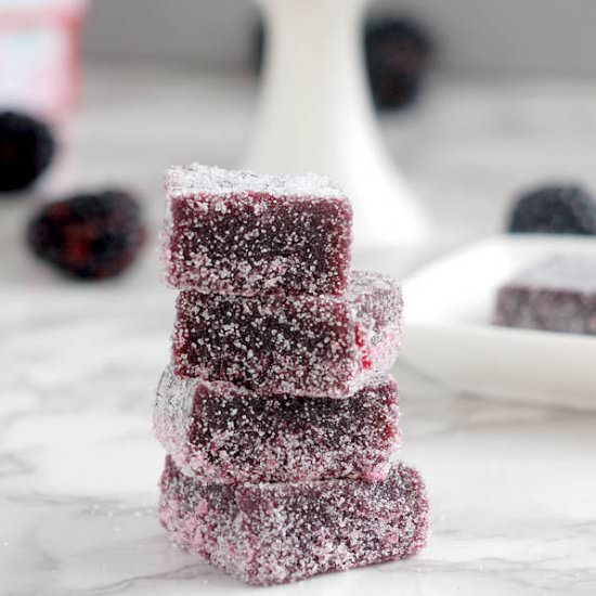 Blackberry Pate de Fruit