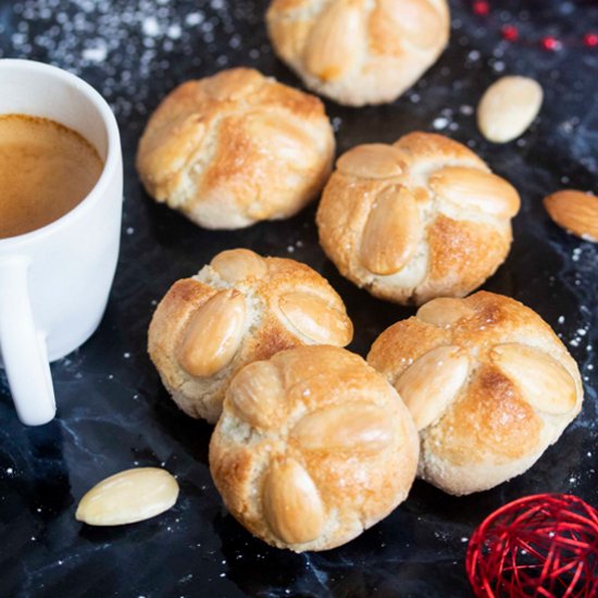 German Baked Marzipan Bites