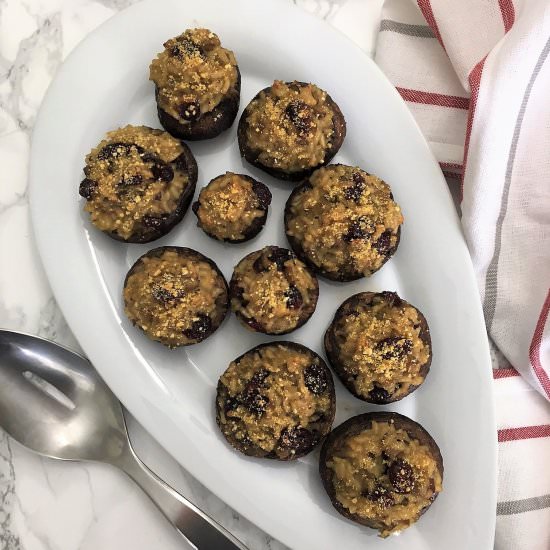 Vegan Stuffed Mushrooms