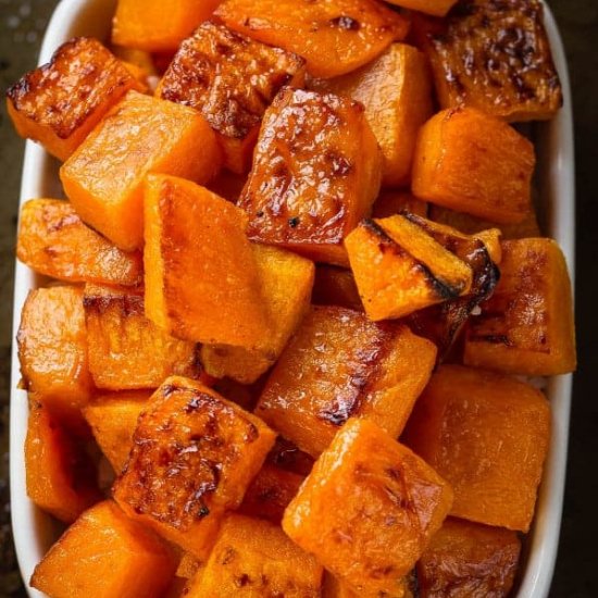 Maple Cinnamon Butternut Squash