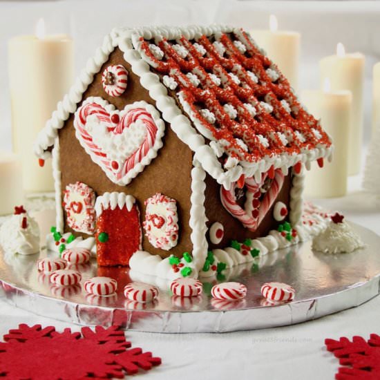 DIY Festive Gingerbread House