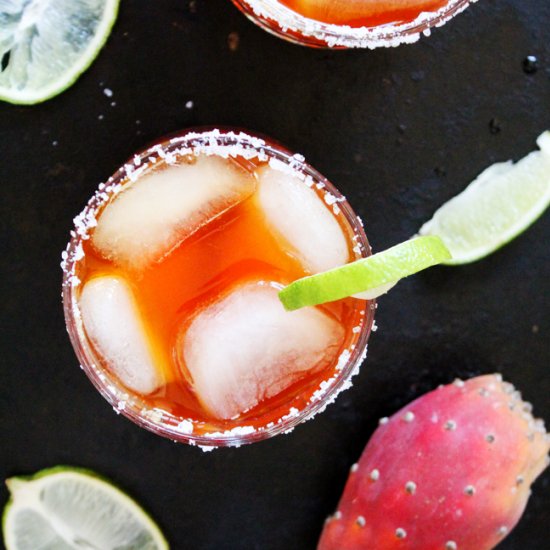 Prickly Pear Margaritas!