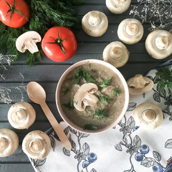 Mushroom-cream soup