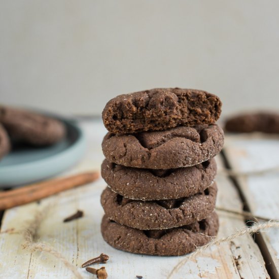 Vegan Soft Gingerbread Cookies