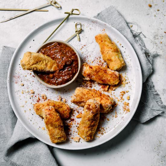 Baked Halloumi Fries