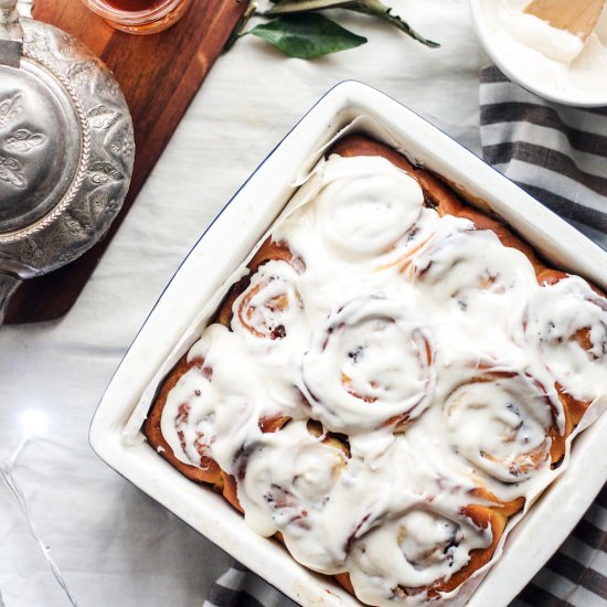 Maamoul Cinnamon Buns