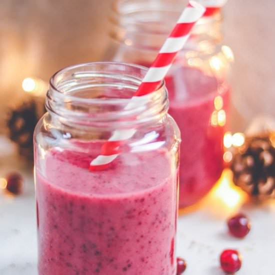 Cranberry and Blueberry smoothie