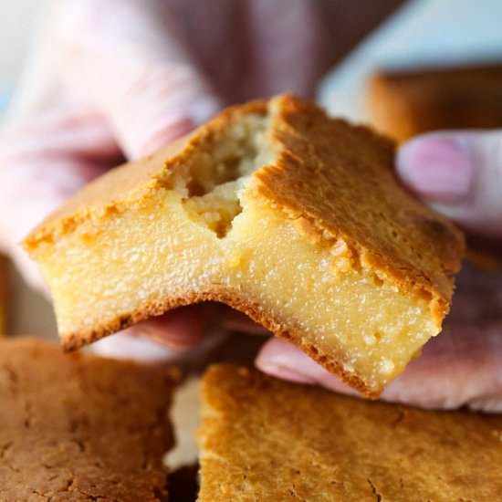 Healthier Hawaiian Butter Mochi