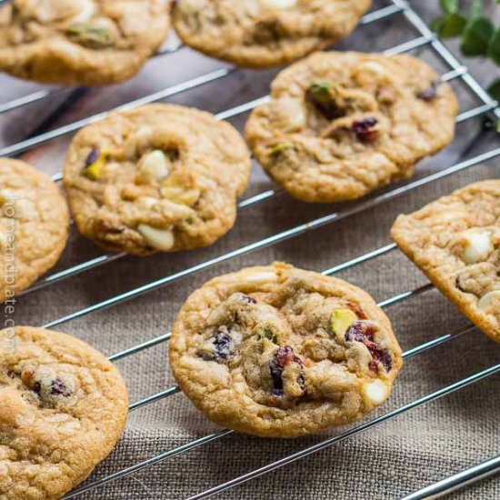 Cranberry Pistachio Cookies