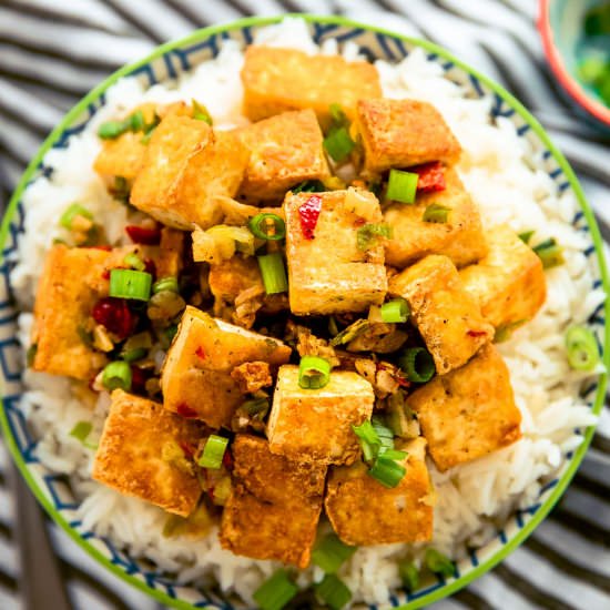 Crispy Salt and Pepper Tofu