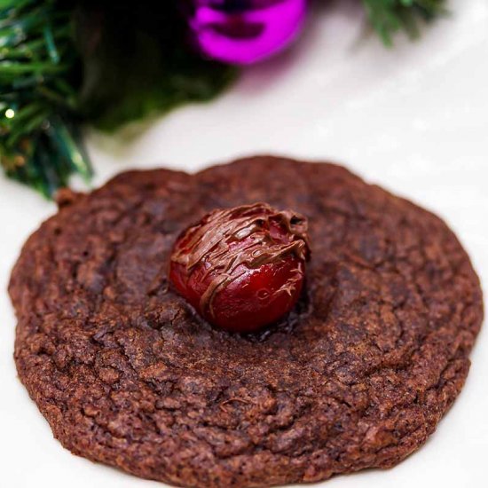 Chocolate Covered Cherry Cookies