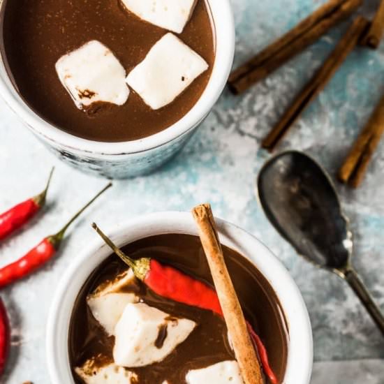 Spicy Aztec Hot Chocolate