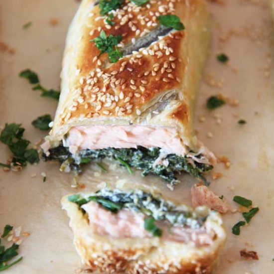 Simple Salmon Wellington