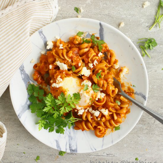 Instant Pot GF Pasta Shakshuka