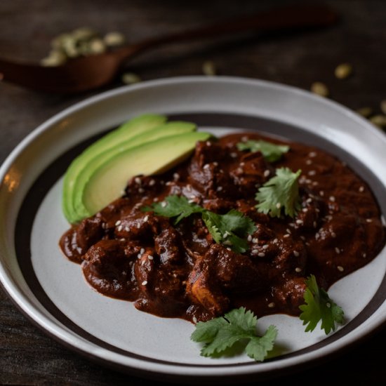 Chicken Mole in the Puebla Style