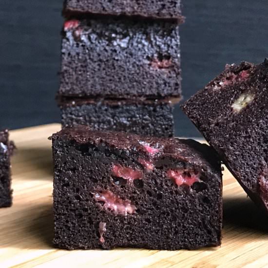 Paleo Raspberry Brownies