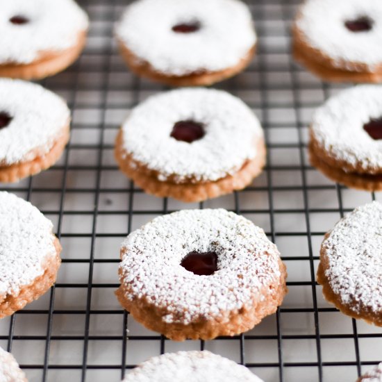 Pink Pepper & Strawberry Cookies