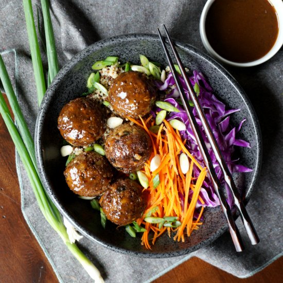 vegan eggplant no-meatballs