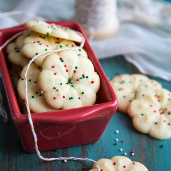 Almond Spritz Cookies