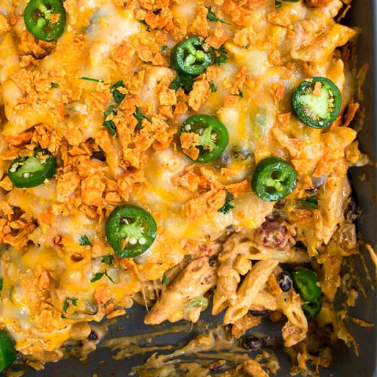 Jalapeno Chicken Pasta Bake