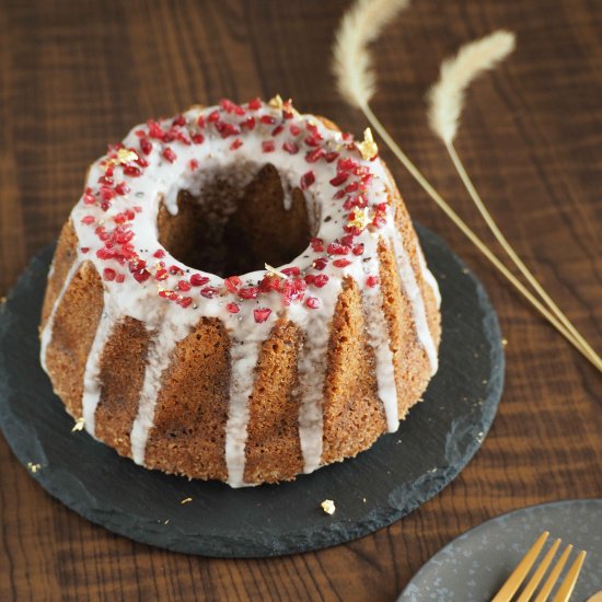 Gingerbread & Cranberry Bundt Cake