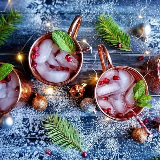 Pomegranate Moscow Mules