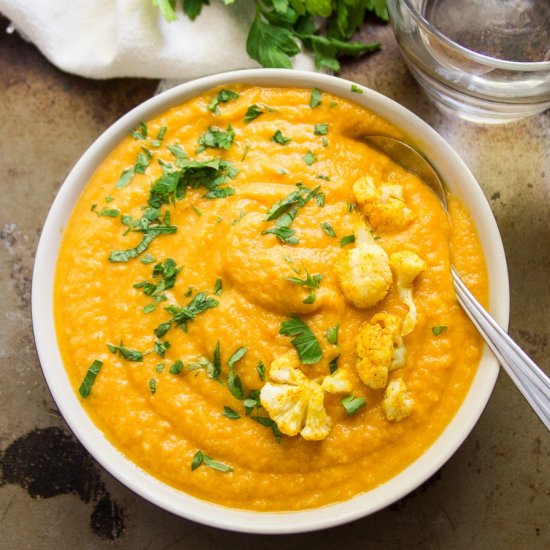 Curried Cauliflower Soup