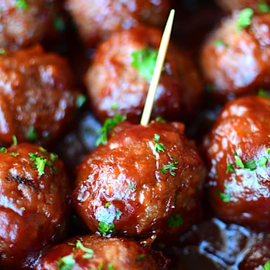 3 Ingredient Cranberry Meatballs