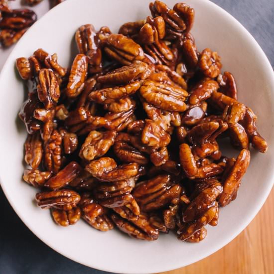 Easy Low Carb Candied Pecans