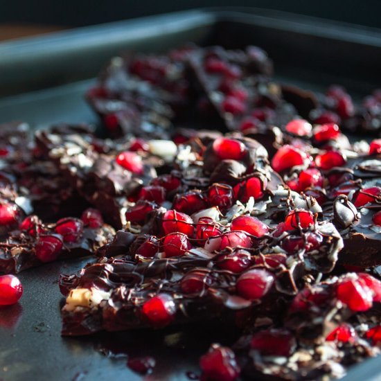 Christmas Jewels Chocolate Bark