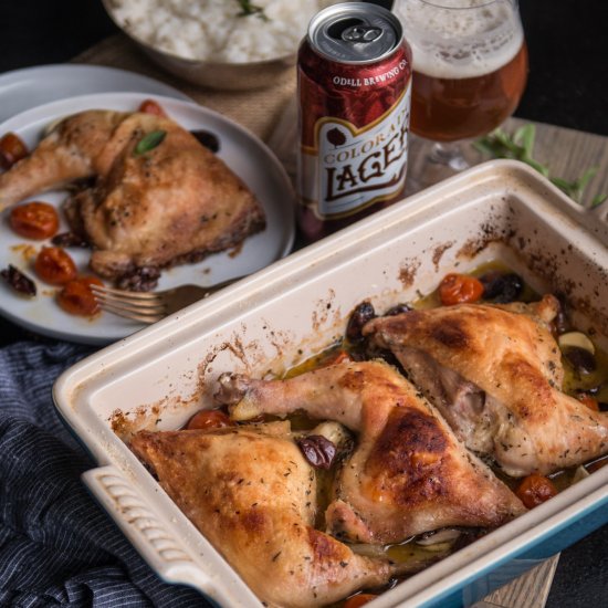 Provençal Beer Chicken