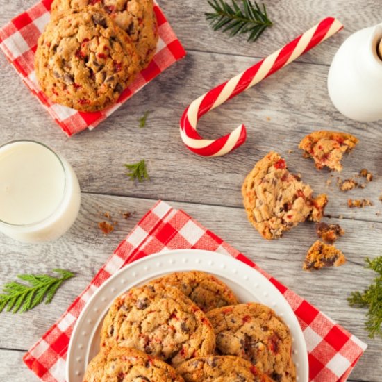 Peppermint Chocolate Chip Cookies