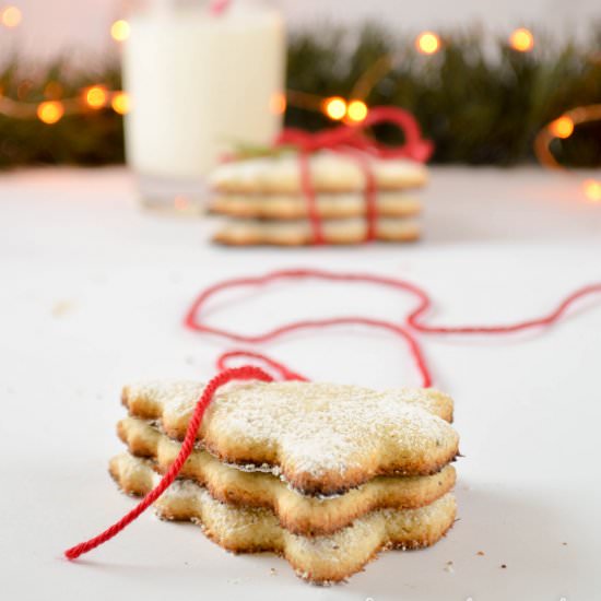 Coconut christmas cookies