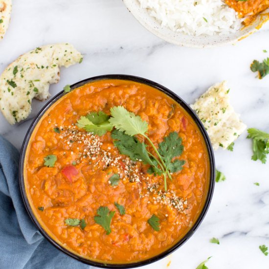 Crockpot Curry with Red Lentils