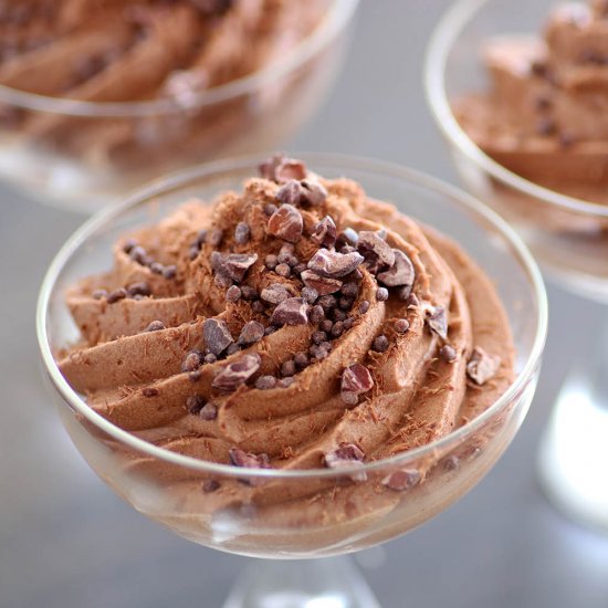 The Easiest Chocolate Mousse Ever