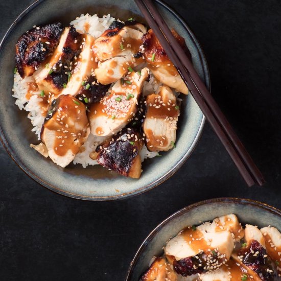 miso ginger maple chicken