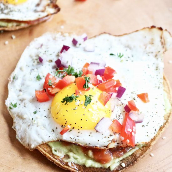 Southwestern Breakfast Tostadas