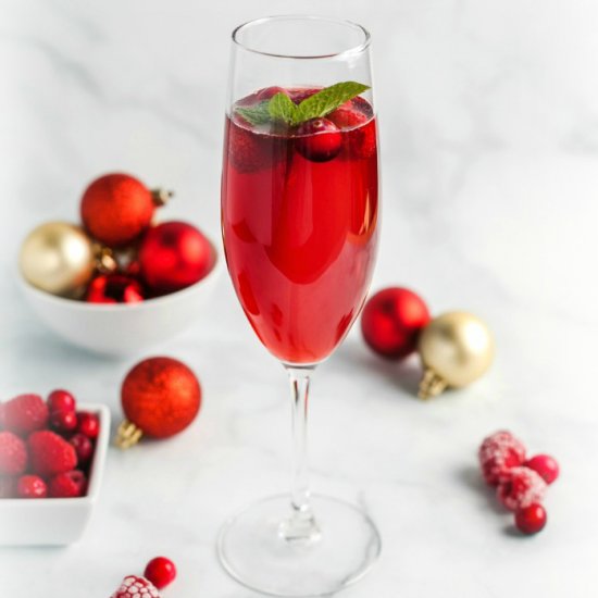 Wild Berry Zinger Mimosa Low Carb