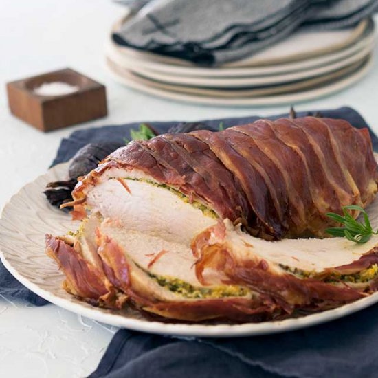 Prosciutto Wrapped Turkey Breast