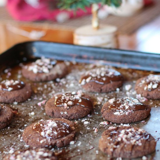 Paleo Chocolate Mint Cookies