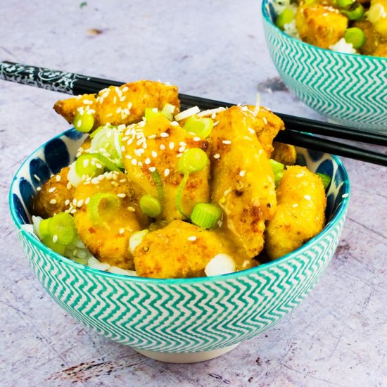 Healthy Sticky Orange Chicken